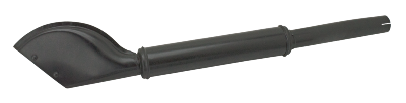 muffler, fishtail black,WL (FR)