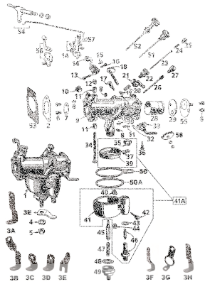 gasket, bowl lock nut, all models (FR)