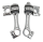 Flanders riser set 4" long (FR)