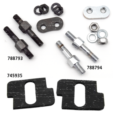mat, rubber, for battery, set of 2, all (FR)
