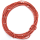red cotton wire w/black tracer 25ft (FR)