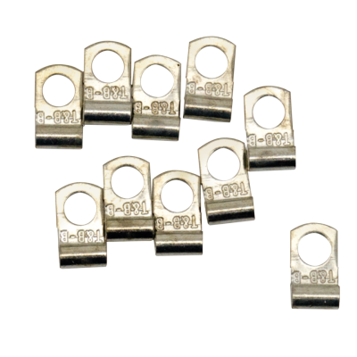 10pck flagterminal no 10 for wiring, WhP (FR)