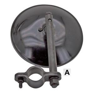 mirror, short stem, for restoration, all (FR)