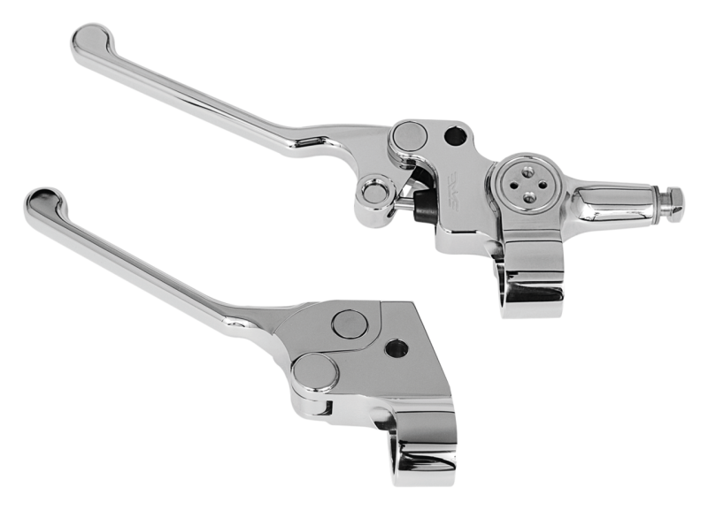 MINI CABLE CLUTCH LEVER KIT BLACK ANODIZ (FR)