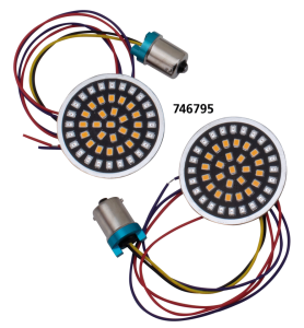 Rear LED insert run-turn-brake red/amber (FR)