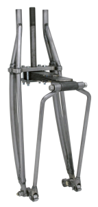 Indian style leafspring front fork