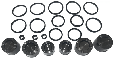 Rebuild kit 6-piston caliper Trike14-18 (FR)
