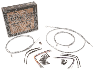 Cable kit braided St 16" bar FLST07-10 (FR)