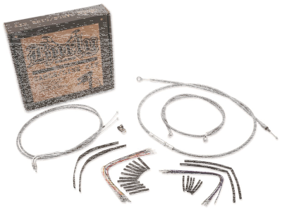 Cable kit braided St 16" bar no-ABS FLST (FR)