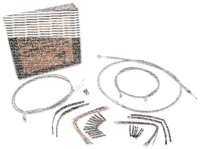 Cable kit braided St 18" bar no-ABS FXST (FR)