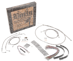 Cable kit braided St 14" bar w/CC FLT/FL (FR)