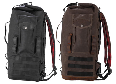 Burly Voyager Sissy Bar Bag Dark Oak (FR)