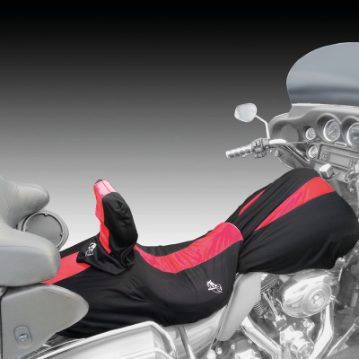 Bikesheath Seat/tankcover L blk/Red (FR)