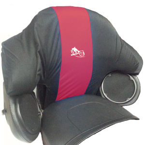 Bikesheath King Tourpak cover blk/Burgun (FR)