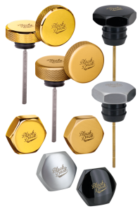 Black Duck Rnd oilcap sat.brss FXD99-05 (FR)