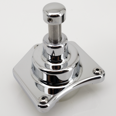 Solenoid Housing Switch - Round Chrome (FR)