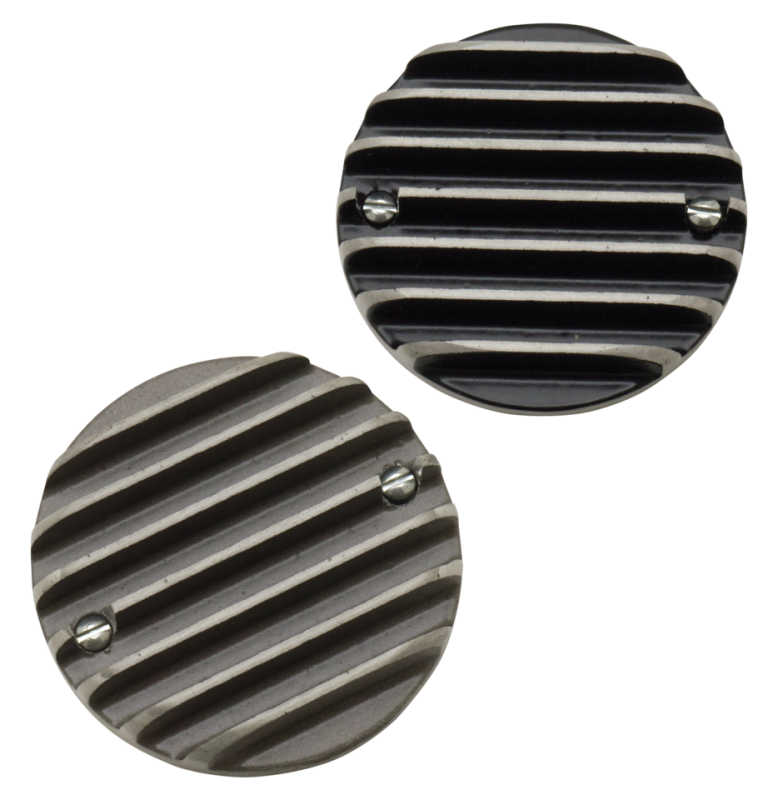 Clr ribbed Timer cover BT70-99 & XL04-up (FR)