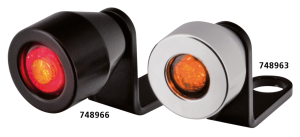 Polished RR turn signals + brackets (FR)