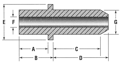 Valve guide EX EVO/TC/XL +.001" hi-lift (FR)
