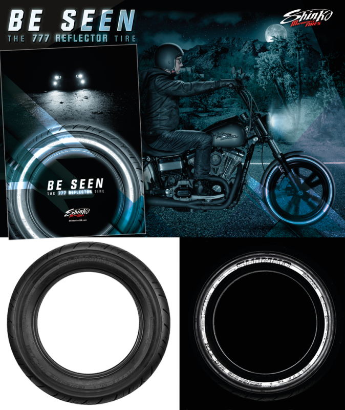 Shinko F777 reflector 100/90H-19 61H TL (FR)