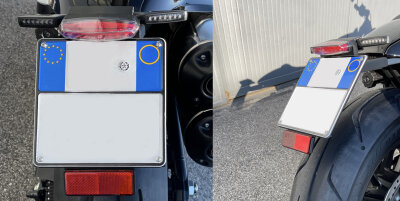 MCJ Lic. Plate Holder RH1250S21-Up (FR)