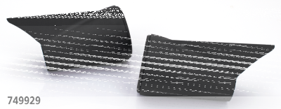 MCJ End Caps Royal 80 Finned Black (FR)