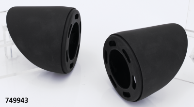 MCJ End Caps Royal 80 Short Tapered Blk (FR)
