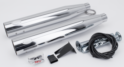 MCJ Royal Slip-Ons FLSTN17 Chrome