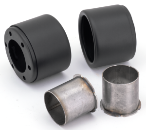 MCJ End Caps Race 90 Straight Black (FR)