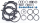 Top end gasket kit S&S 3 7/8" bore TCs (FR)