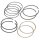 S&S Piston rings 3-5/8" bore f/2 cyls.