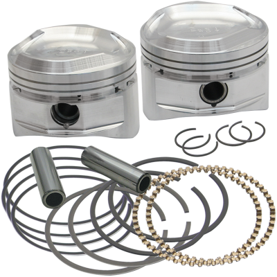 S&S 3.635" piston kit BT84-99 w/SS heads