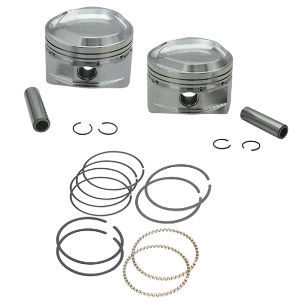 S&S 3.665" piston kit BT84-99 w/SS heads (FR)