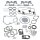 V-Serie 4.125" bore engine gasket kit (FR)