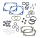 SH-Serie 3.5" bore size gasket kit (FR)