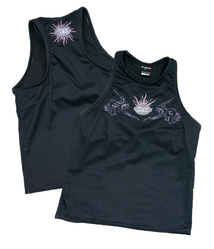 S&S Tribal Design Tank TOP Black XL (FR)