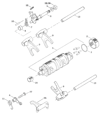 SHIFTER CAM ASSEMBLY (FR)