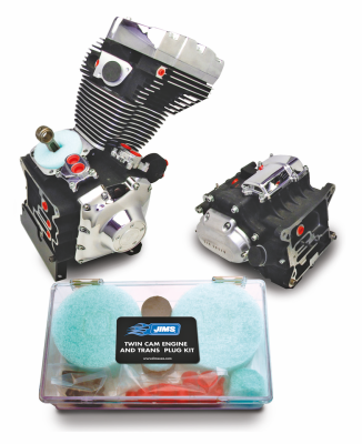 Jims Twin Cam engine and trans plug kit (FR)