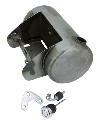 Round raw custom oil tank side fill (FR)