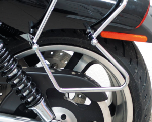 Chrome Saddle Bag Supports VRSCF09-17 (FR)