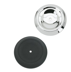 S&S Chr Dished Bobber billet a/c cover (FR)