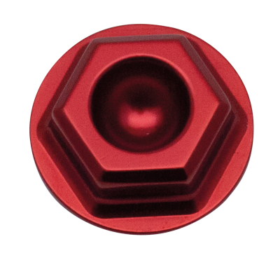 Red bolt f/single Vintage caliper (FR)