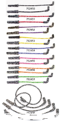 Pro 8mm plug wires XG15-20 Black (FR)