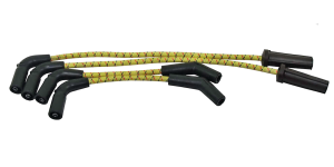 Plug wires ST18-up YELLOW W/BLK&RED (FR)