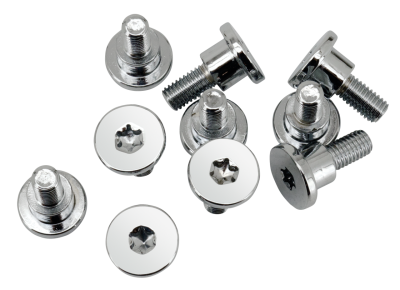 Colony chrome disc rotor bolts set/10 (FR)