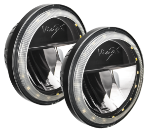 Vision X 4.5" round blk halo passinglamp (FR)