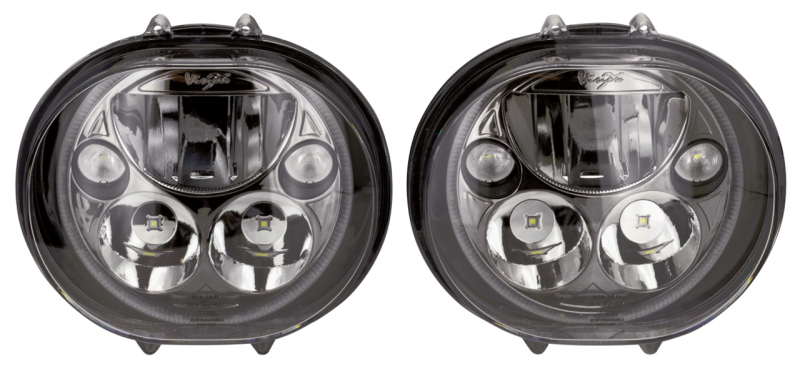 Vision X oval 5.75" Blk with halo kit (FR)