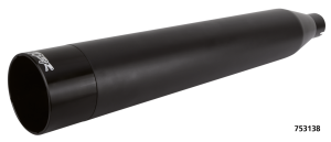 2Bros FLH/T17-up Blk w/ Blk Alu end Cap (FR)