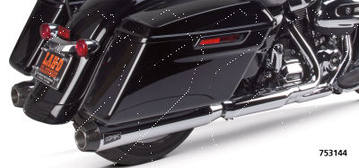 2Bros FLH/T17-up Dual Slip Ons Carbon Ch (FR)