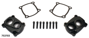 Jims ME17-UP black tappet covers (FR)